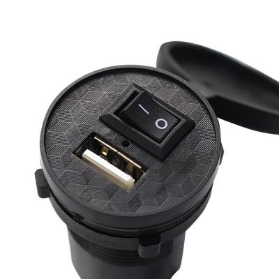 China Waterproof Phone Accessories Waterproof 12V 24V USB Motorcycle Phone Charger for sale