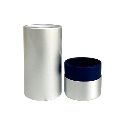 China Food Grade Biodegradable Cylinder Box Tea Paper Tube Packaging for sale