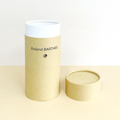 China Biodegradable Biodegradable Clothes Jar Packaging Custom Kraft Cardboard Paper Tube With Logo for sale