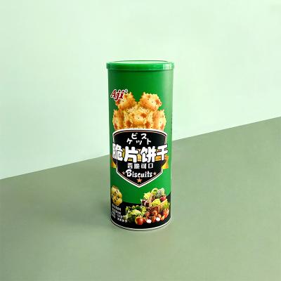 China Custom Printing Potato Chip Can Paper Tube Packaging Factory Wholesale Biodegradable Food Jar for sale