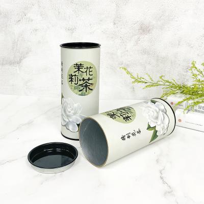 China Good Eco Friendly Biodegradable Package Cylinder Packaging Tea Coated Paper Tubes for sale