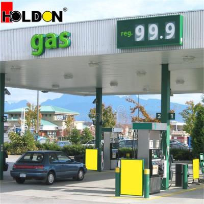 China Modern Gas Station Laser Cut Aluminum Panel Designs Building Facades Curtain Wall for sale