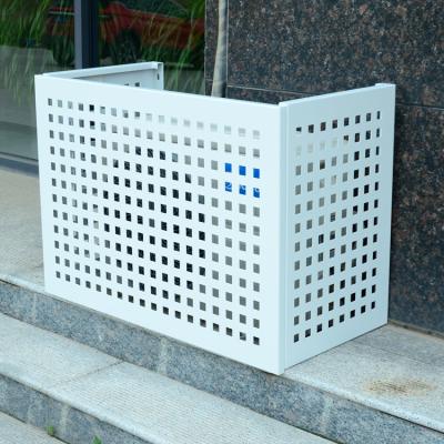 China Artistic Modern Aluminum Screen Laser Cutting Ceilings Powder Coated Air Conditioner Cover To Protect Outdoor Unit Of Air Conditioner for sale