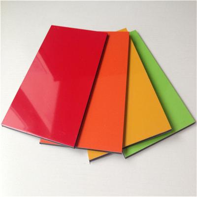 China Modern Wall Building ACP Decorative Materials PVDF Aluminum Composite Cladding Panels for sale