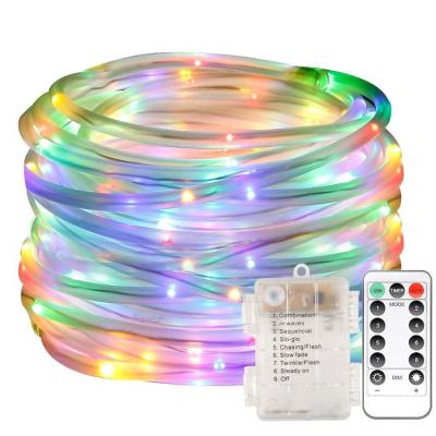 China Christmas Decoration String Lamp 12 Modes Led Fairy Lights 100 LED Music 3AA Powered String Lights Music Christmas String Light for sale