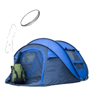 China Diagonal tie type high quality portable foldable automatic tent wholesale pop tent 4 person suppliers outdoor camping tents for sale