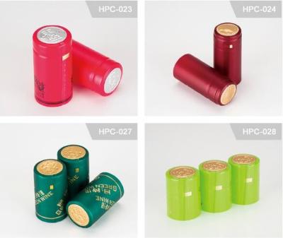 China Heat Shrink Capsules Anti Slip Embossed Heat Shrink Cap Seal Gravure Printing for sale