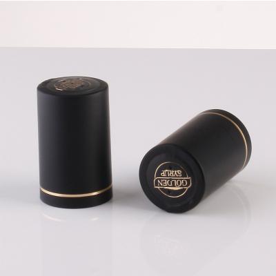 Chine custom logo Champagne PVC shrink capsule embossed wine bottle shrink capsule cap sleeve à vendre