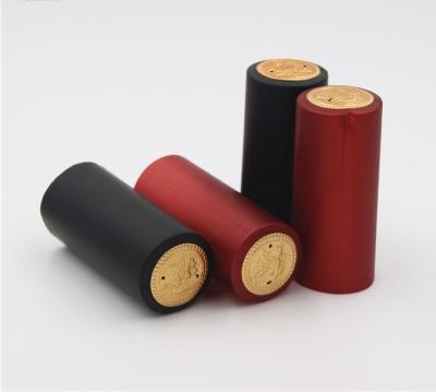 Cina heat shrink capsule sealing bath shower cap red pvc heat shrink cap for wine bottle in vendita