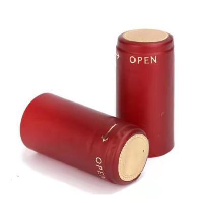 China Custom PVC Heat Shrink Wrap for Wine Bottle Caps for sale