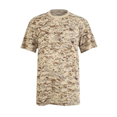 China Wholesale Breathable Digital Woodland Camouflage Cotton T-shirt Army Camouflage Uniform Clothing Manufacturer for sale