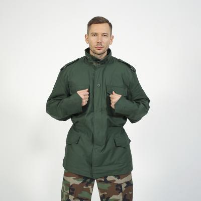 China Anti-Static Army Green Military Uniform Classic M65 Field Jacket With Warm Coating for sale