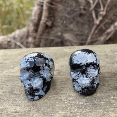 China China High Quality Mini Crystals Skulls Gemstone Snowflake Wholesale Mini Skulls For Decoration Crafts for sale