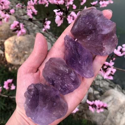 China China Wholesale Natural Raw Crystals Loose Amethyst Healing Stones Raw Stone For Craft for sale