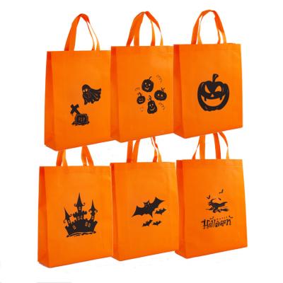 China Hot Sale Eco-friendly Halloween Bags Custom Reusable Shopping Bag Eco Friendly Recycle Halloween PP Non Woven Bag for sale