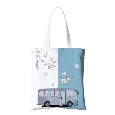 Китай Custom Logo Tote Bag Canvas Cotton Bags Simple White Eco-Friendly Reclycled Shopping Bag продается