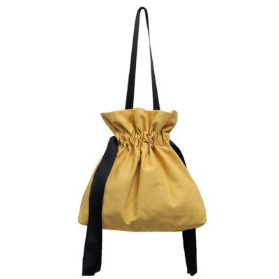 中国 2021 New Reclycled Design Fashion Drawstring Pouch Cotton Drawstring Pouch Bag With Logo 販売のため