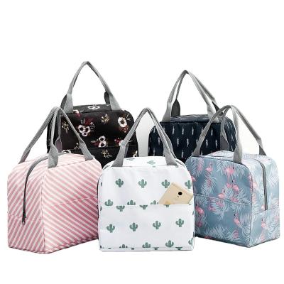 China Waterproof Functional Kids School Office Carry Waterproof Oxford Cloth Food Insulated Lunch Cooler Bag en venta