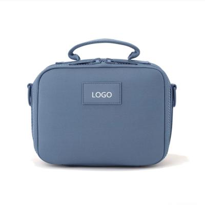 China Custom Waterproof Picnic Box Lunch Cooler Bag Insulated Thermal Tote Bag Shoudle Bag With Logo en venta