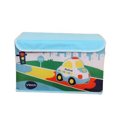 China Hot Selling Amazon Toy Cartoon Folding Storage Box Non Woven Fabric Hot Selling Child Cute Cute Storage Boxes for sale