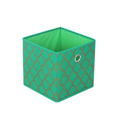 China Sustainable Collapsible Storage Bins Multiple Colors Ciothes Foldable Storage Boxes Nonwoven Cube Storage Box zu verkaufen