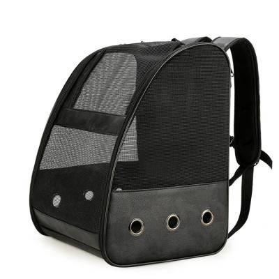 China Creative Design Pet Cat Travel Backpack Transparent Breathable Bag Outdoor Pet Carrier Bag for sale