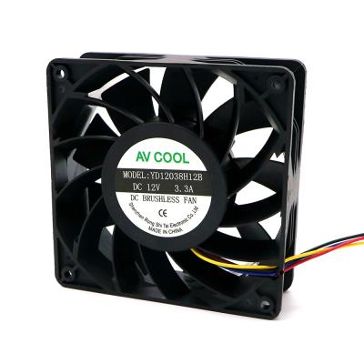 China Computer Case Free Sample PWM 4Pin 12V DC Cooling Fan for sale