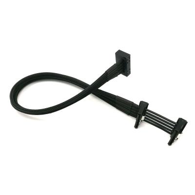 China COMPUTER factory price male to female sata 15pin 2x3x4x5x6x7xsata power adapter cable for sale