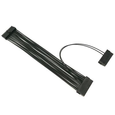 China COMPUTER adapted PSU. Synchronous Power Supply 24 Pin Dual ATX Starting Adapter Cable for sale