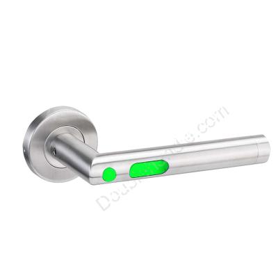 China Modern Induction Handle Human Body Door Handle Stainless Steel LED Wooden Door Handle for sale