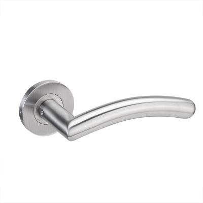 China Modern Stainless Steel Interior Door Handle Fire Door Lock for sale