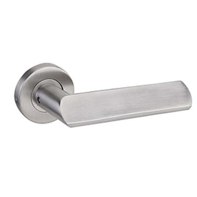 China Nice Modern Touch Feeling 304 Stainless Steel Tube Main Lever Type Door Handle for sale