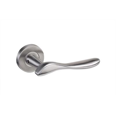 China Stainless Steel High Level Door Handle Modern Style Single Handle For Interior Door for sale