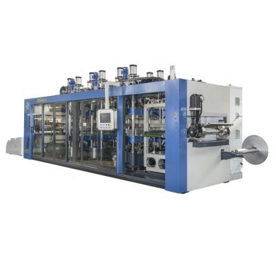 China JinXin brand automatic high speed four station take away food box making machine for sale