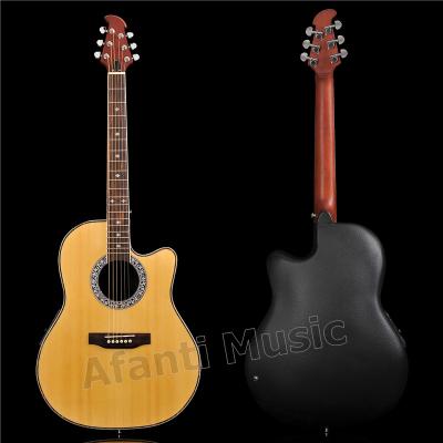 China spotless & Carbon fiber back HOT! Super Roundback / Afanti Music Carbon Fiber Back And Side Acoustic Guitar (ANT-125S) for sale