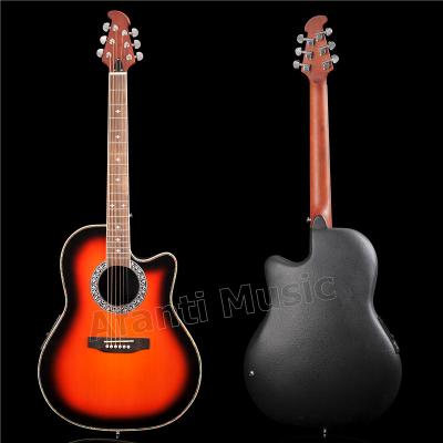 China spotless & Super Carbon Fiber Roundback / Afanti Music Carbon Fiber Back and Side Acoustic Guitar with 4 Section EQ (ANT-129) for sale