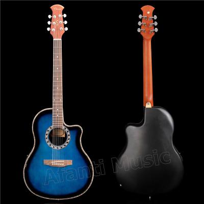 China spotless & Super Carbon Fiber Roundback / Afanti Music Carbon Fiber Back and Side Acoustic Guitar with 4 Section EQ (ANT-135) for sale