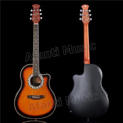 China spotless & Super Carbon Fiber Roundback / Afanti Music Carbon Fiber Back and Side Acoustic Guitar with 4 Section EQ (ANT-139) for sale