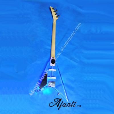 China Clear Acrylic LED Light Manufacturer China Electric Guitar For Sale for sale