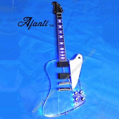 China Afanti LED Acrylic Light Electric Guitar (AAG-021) for sale