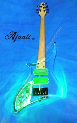 China Afanti LED Acrylic Light Electric Guitar (AAG-023) for sale