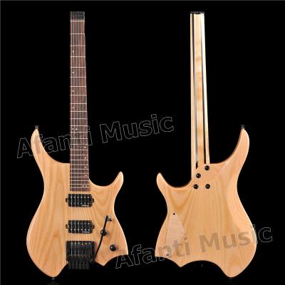 China Afanti Music Factory Mahogany/Mahogany Body, Maple Neck Headless Electric Guitar (AWT-719) for sale