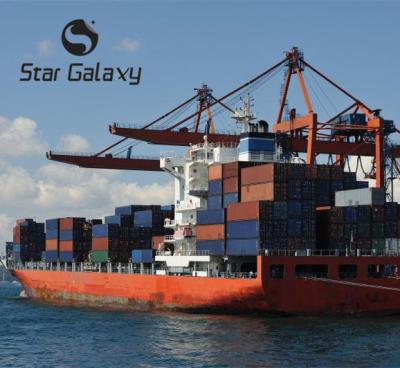 China pick up sea shipping door to door fee / freight forwarder in china star galaxy for sale