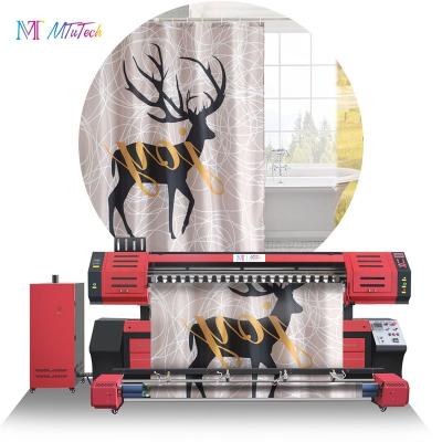 China Fabric Printing Long Lifespan MTuTech Digital Large Format Roll To Roll Textile Sublimation Fabric Printing Machine for sale