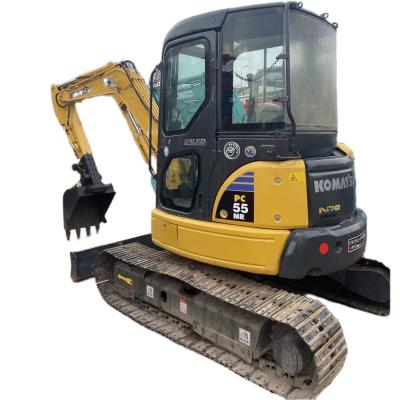 China Used Komatsu55 Excavator Used Komatsu Small Excavator for sale 5ton 0.3m excavator in good condition; ³ for sale