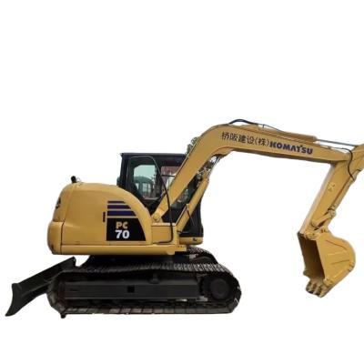 China Used Komatsu70 Excavator Used Komatsu 70-8 Small Excavator for sale 7ton 0.35m excavator in good condition; ³ for sale