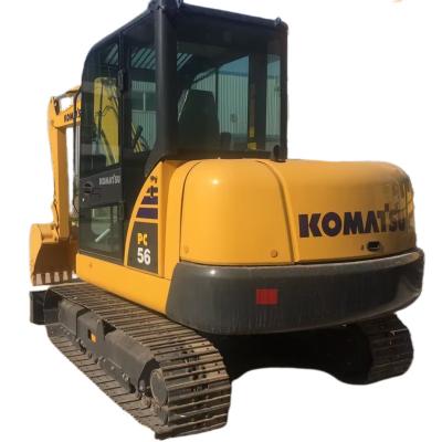 China Used Komatsu56 Excavator Used Komatsu Small Excavator for sale 5ton 0.3m excavator in good condition; ³ for sale