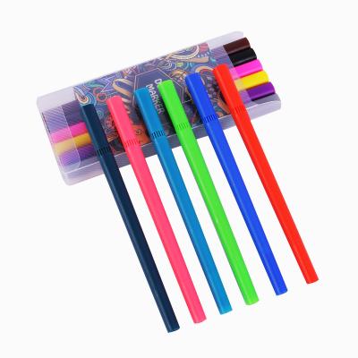 China Double Tip Marker Water Color Marker Pen School Office For Kids Adults Students Drawing Painting Highlighting 1*16cm for sale