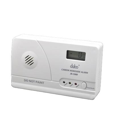 China ABS or other plastic carbon monoxide detector with LCD displayer EN50291 Certification Carbon Monoxide Alarm CO Approved Alarm for sale