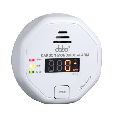 China 10 Years Monitor Measuring Home Use Gas Lpg Carbon Monoxide Gas Leak Detector Carbon Monoxide Detector Co Sensor Monitor JB-C12 for sale